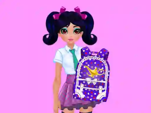 खेल Jasmine and Elsa School Bag Design Contest ऑनलाइन
