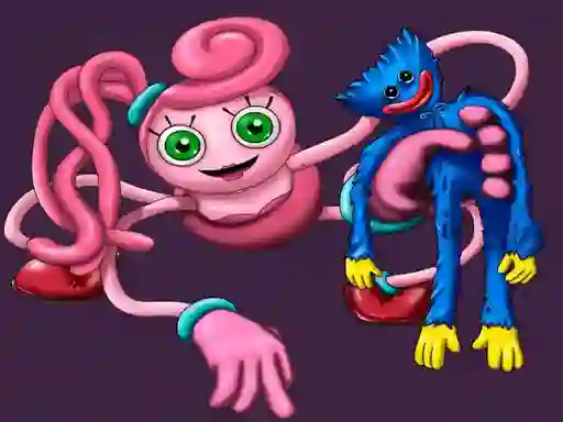 खेल Mommy Stikman Vs Huggy Wuggy ऑनलाइन