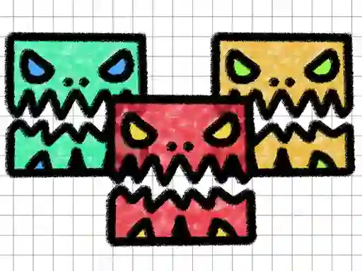 खेल Geometry Dash Paper Note ऑनलाइन