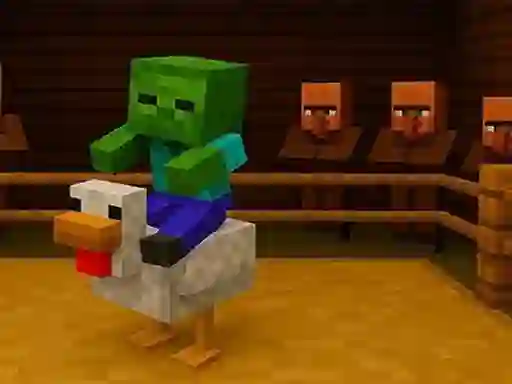 खेल Chicken Jockey hidden lava chicken ऑनलाइन