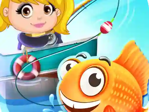 खेल Nastya Fishing game ऑनलाइन