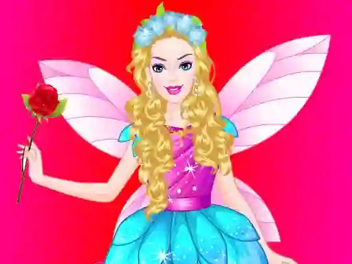 खेल Barbie Angel Dress up ऑनलाइन