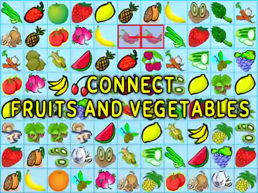 खेल Connect Fruits and Vegetables ऑनलाइन