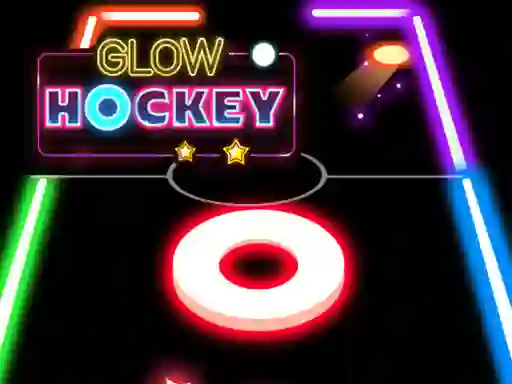 खेल Glow Hockey ऑनलाइन