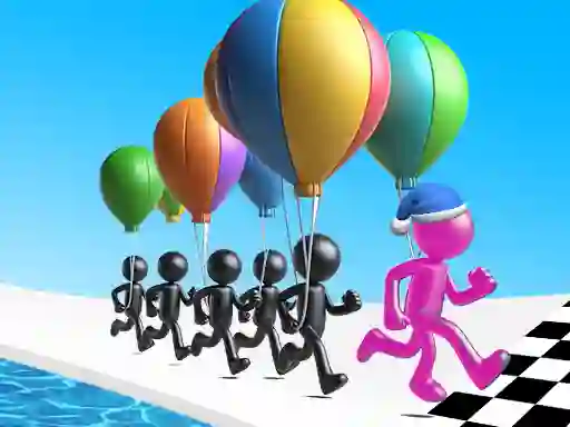 खेल Ballon Race 3D ऑनलाइन