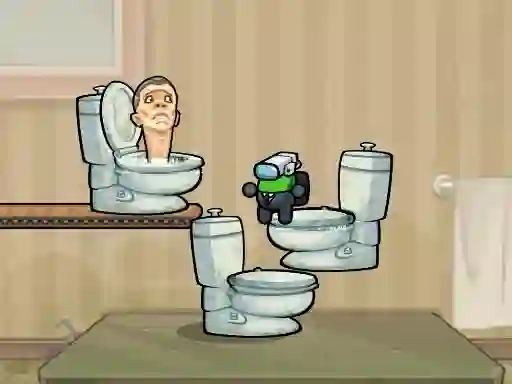 खेल Impostor Jump Skibidi Toilet ऑनलाइन