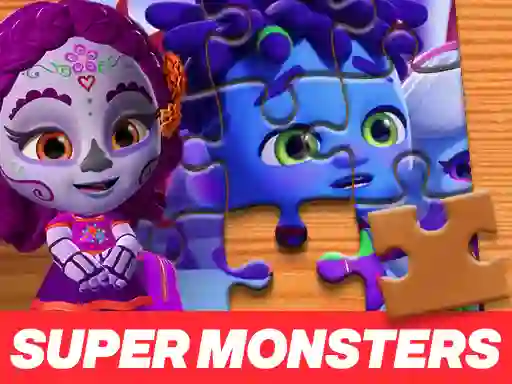 खेल Super Monsters Jigsaw Puzzle ऑनलाइन