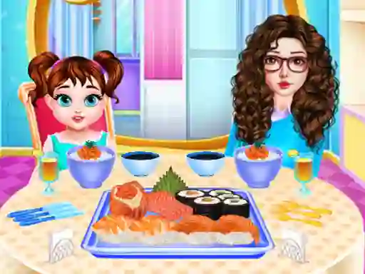 खेल Baby Taylor Sushi Cooking ऑनलाइन