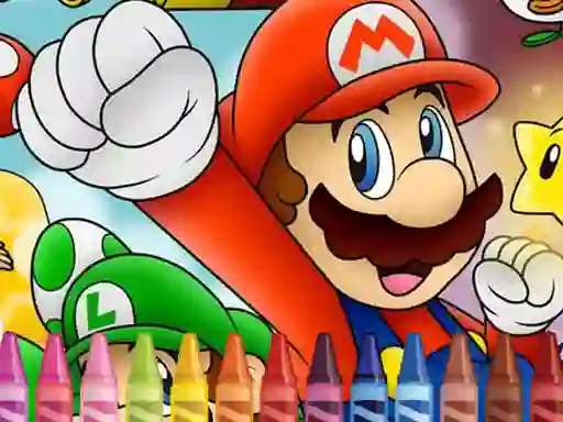 खेल Mario Coloring ऑनलाइन