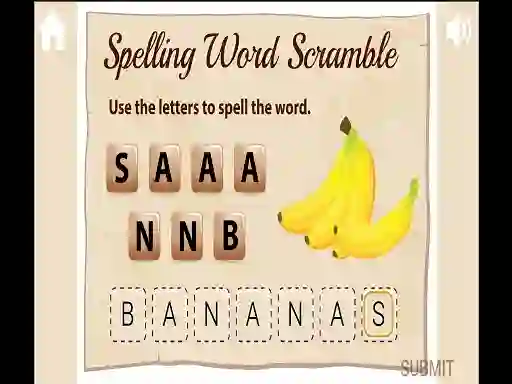 खेल Spelling Word Scramble ऑनलाइन