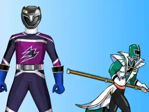खेल Power Rangers Dressup ऑनलाइन