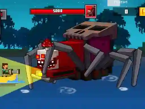 खेल Pirate Block Craft Monster Shooter ऑनलाइन