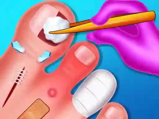 खेल Funny Nail Doctor ऑनलाइन
