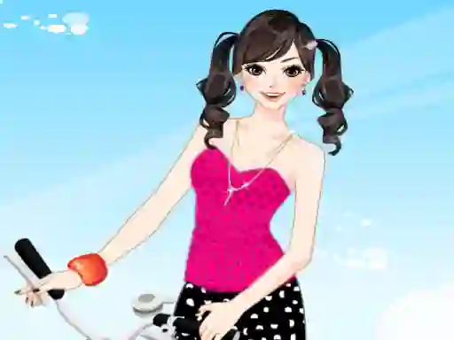 खेल Bicycle Girl Dressup ऑनलाइन