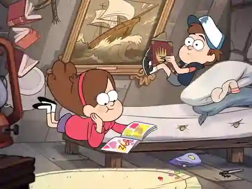 खेल Gravity Falls Slide ऑनलाइन