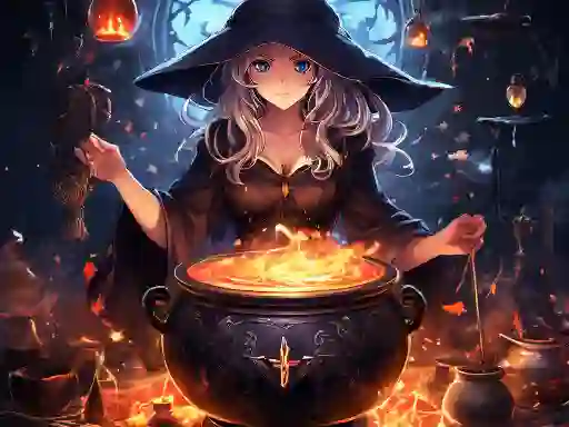 खेल Anime girls Witchcraft ऑनलाइन