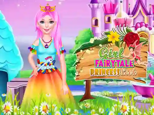 खेल Girl Fairytale Princess Look ऑनलाइन