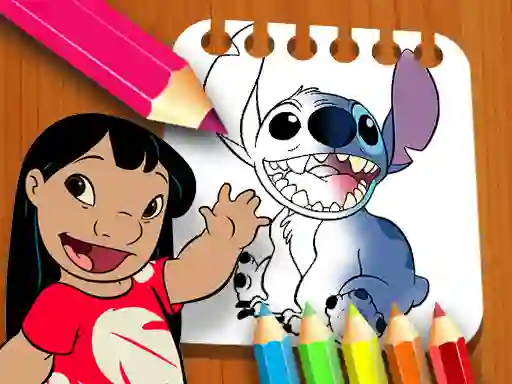 खेल Lilo and Stitch Coloring Book ऑनलाइन