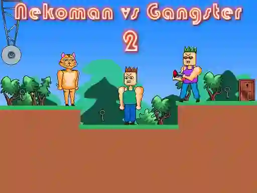 खेल Nekoman vs Gangster 2 ऑनलाइन