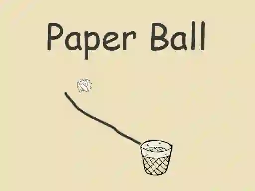 खेल Paper Ball ऑनलाइन