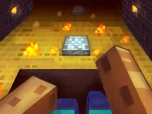 खेल Parkour in the cave 3D ऑनलाइन