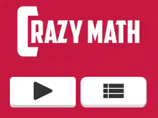 खेल Crazy Math ऑनलाइन