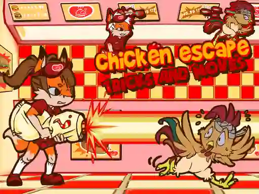 खेल Chicken Escape Tricks and moves ऑनलाइन