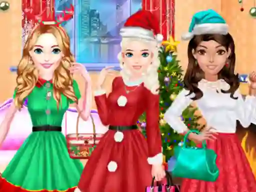 खेल Fashion Girls Christmas Party ऑनलाइन