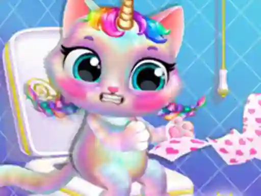 खेल Twinkle My Unicorn Cat Princess Caring ऑनलाइन