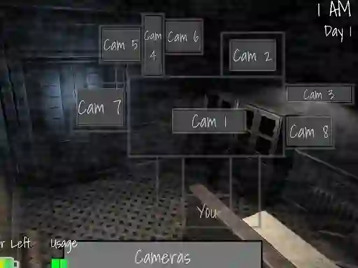खेल Five Nights at Horror Games ऑनलाइन