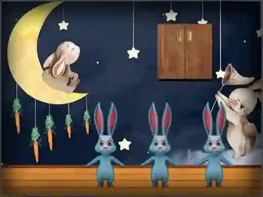 खेल Amgel Bunny Room Escape 2 ऑनलाइन