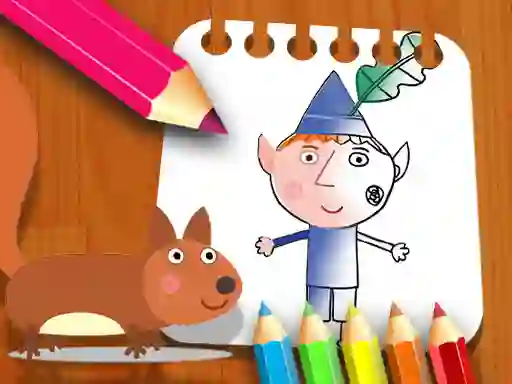 खेल Ben Hollys Coloring Book ऑनलाइन