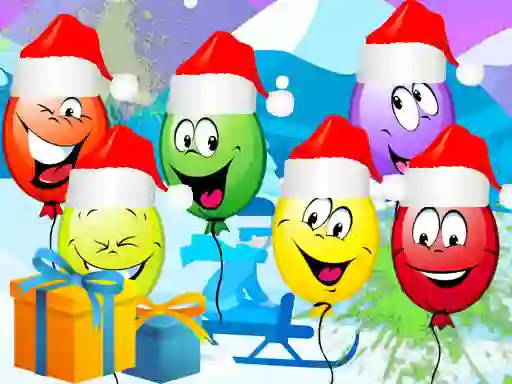 खेल Christmas Balloons Bursting ऑनलाइन