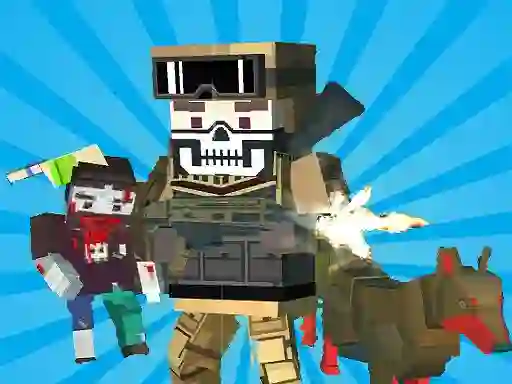 खेल Crazy Pixel Apocalypse 9 ऑनलाइन