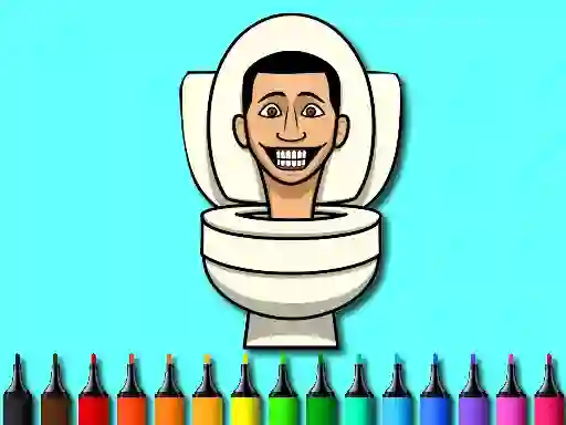 खेल Color Skibidi Toilet ऑनलाइन