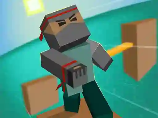 खेल Blocky Parkour Ninja ऑनलाइन