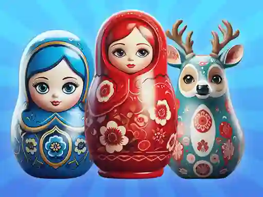 खेल Sort by Matryoshka Shelves! ऑनलाइन