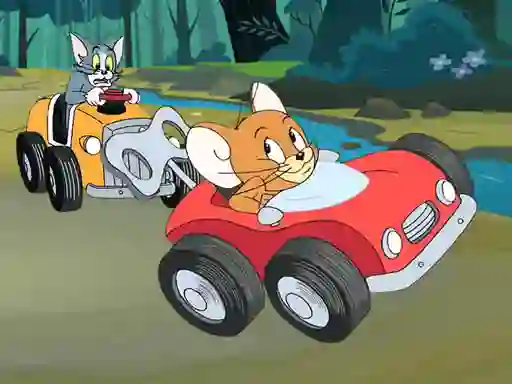 खेल Tom and Jerry Car Jigsaw ऑनलाइन
