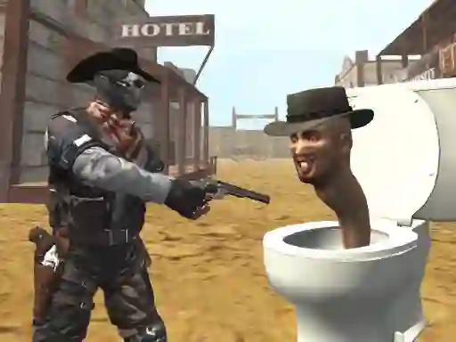 खेल Cowboy vs Skibidi Toilets ऑनलाइन