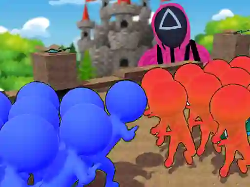 खेल Squid Game Crowd Pusher ऑनलाइन