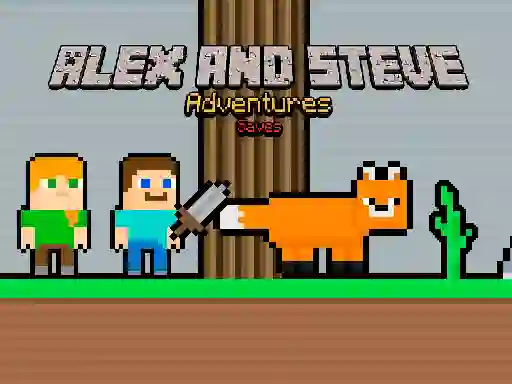 खेल Alex and Steve Adventures Saves ऑनलाइन
