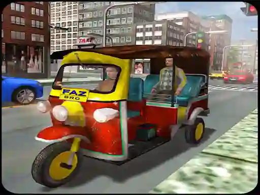 खेल Tuk Tuk City Driver 3D ऑनलाइन
