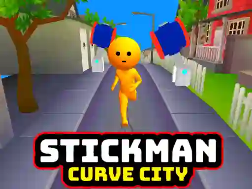 खेल Stickman Curve City ऑनलाइन