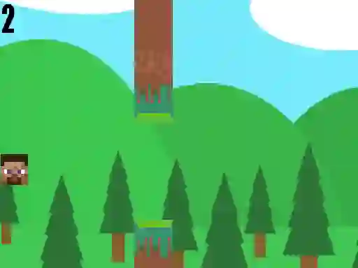 खेल MC Flappy Steve ऑनलाइन