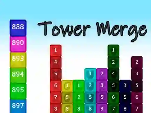 खेल Tower Merge ऑनलाइन