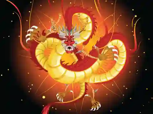 खेल Chinese Dragons Coloring ऑनलाइन