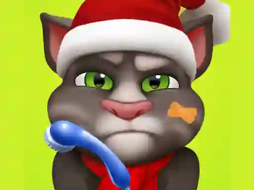 खेल Talking Tom care Injured ऑनलाइन