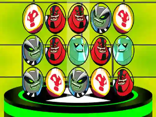 खेल Ben 10 Match 3 Aliens ऑनलाइन