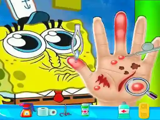 खेल Spongebob Hand Doctor ऑनलाइन