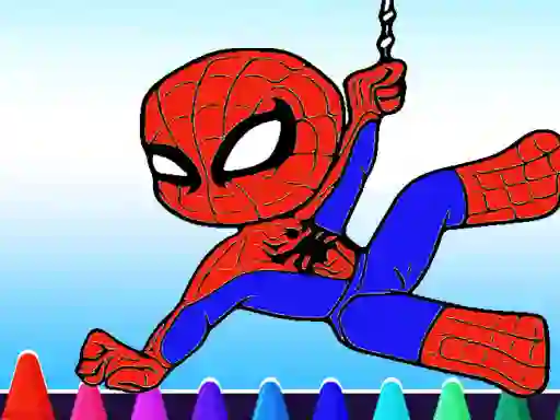 खेल Spiderman Coloring book ऑनलाइन